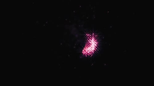 Abstract Particle Light Reveal Intro Animation