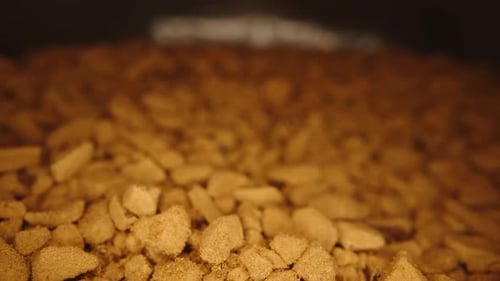 Close Up of Instant Coffee Granules