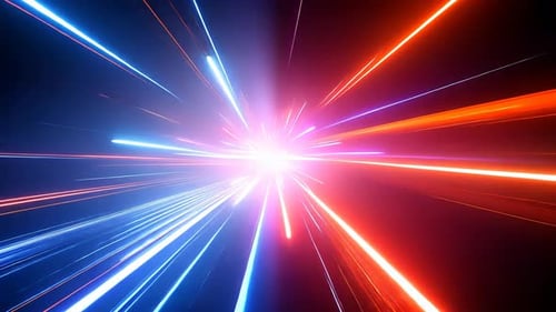 Dynamischer, lebendiger Lichtstrahl