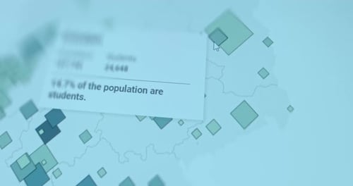 Population Map of Germany with Data
