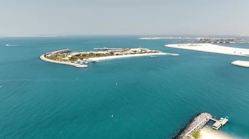 Aerial footage of Dubai, UAE