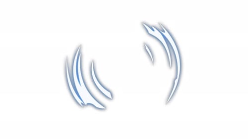 energy element effect for abstract video animation