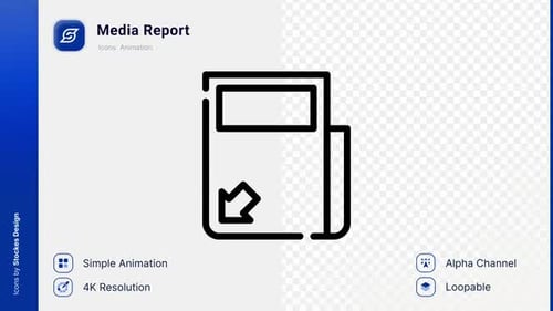Animation Media Report Icon