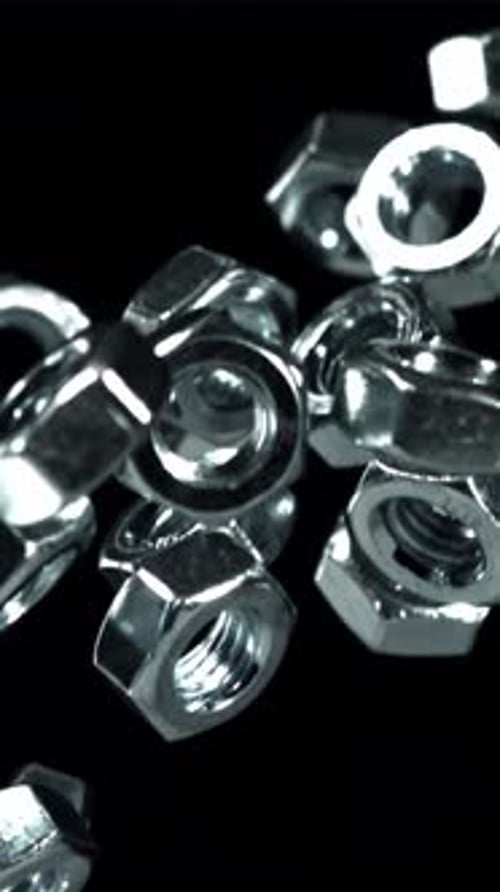 The Mounting Nuts Fly Up and Fall Down filmado con una cámara de alta velocidad a 1000 fps