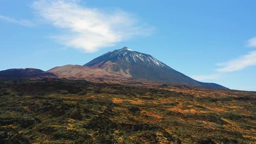 Highest Point in Spain is Volcano Teide in National Park of Tenerife Island