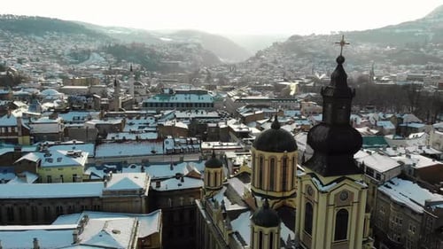 Serbian orthodox church in the city center of Sarajevo, bosnia's capital. The city is known for is s