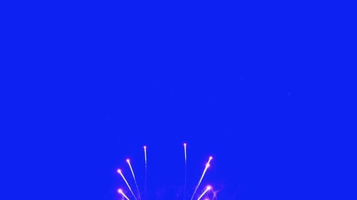 Experience the Beauty of Vibrant Fireworks Bursting in a Dazzling Array Against the Night Sky