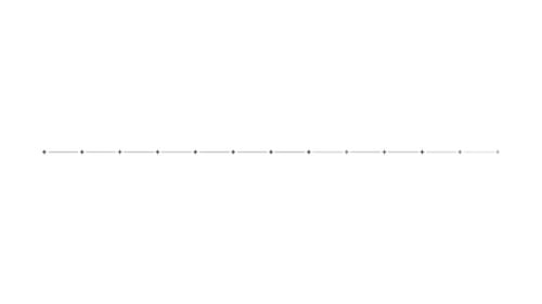 Animated HUD Infographic Element Line with Small Crosses