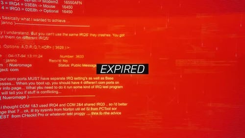 Expirou na tela de fundo do Warning Hack