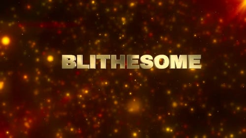 Golden 3D Text Reveal with Sparkling Particles