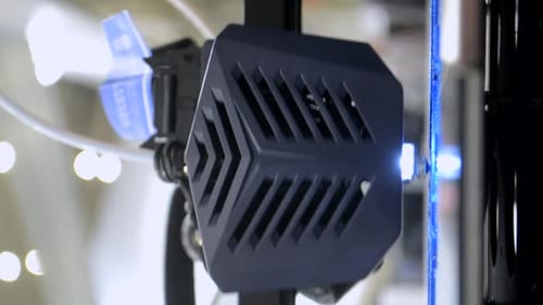 Funktionierender 3D-Drucker Drucken von Objekten Kunststoffdruck Geschmolzener 3D-Drucker Vertikal