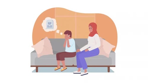 Animated Isolated Fear of Death