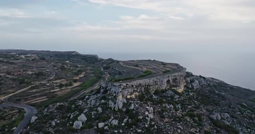 Breathtaking Aerial Footage of Malta's Scenic Seashore