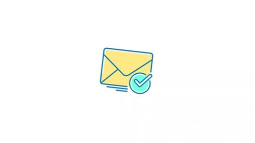 Animated Email Sent Confirmation Icon