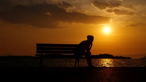 Loneliness at Sunset