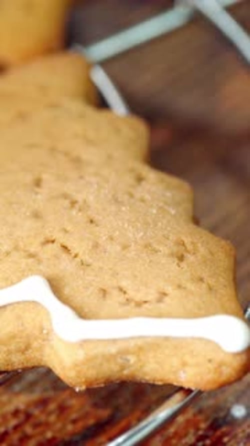 Vertical View Of Homemade Cookies
