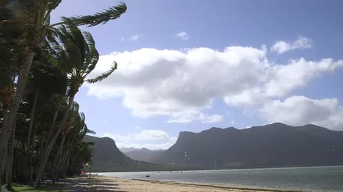 An open beach for travel