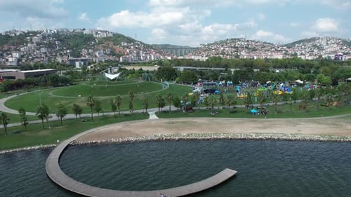Parc municipal et mer