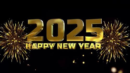 New Year 2025 Fireworks