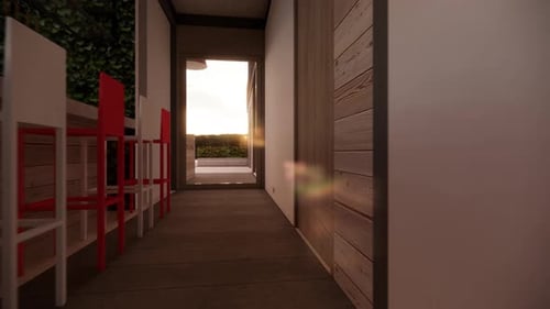 Modern 3D Walkthrough Animation of a Stylish Bar Restaurant Interior