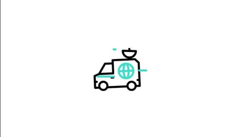 Tv Van Animated Icon