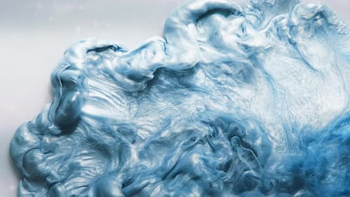 Blue Fluid Abstract Motion Background Texture