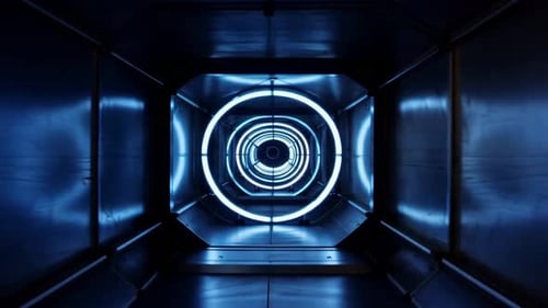 Abstract Laser Light Tunnel