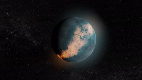 Geschmolzene Alienwelt