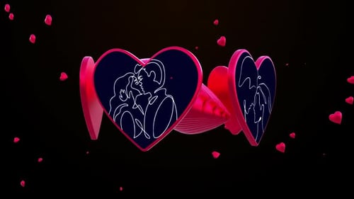 Valentines Day Background Loop