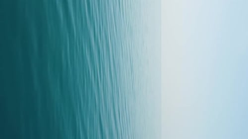 Abstract Aerial Sea Summer Ocean Sunset Nature Background Small Waves on Water Surface in Motion