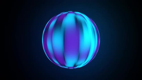Abstract Colorful Sphere Background