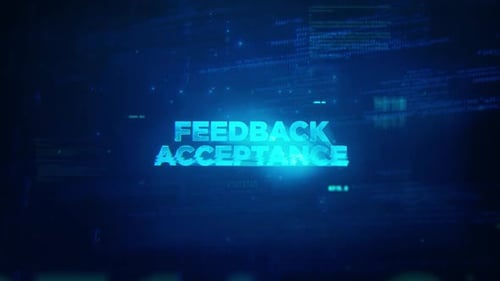 Futuristic Digital Text Reveal With Glowing Data Background