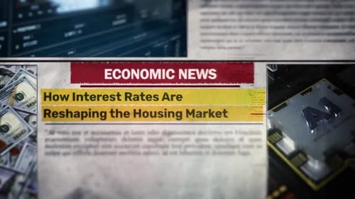 How Interest Rates Are Reshaping The Housing Market Newspaper Headline Titles