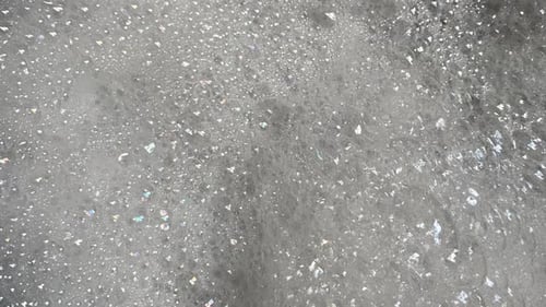 Macro Shot of Bubbly White Soap Foam