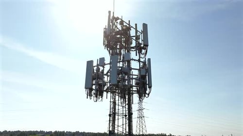 Cell Tower for Telecommunication Equipment for 4G and 5G