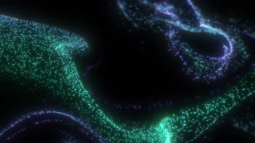 Glow In Dark Green Particles