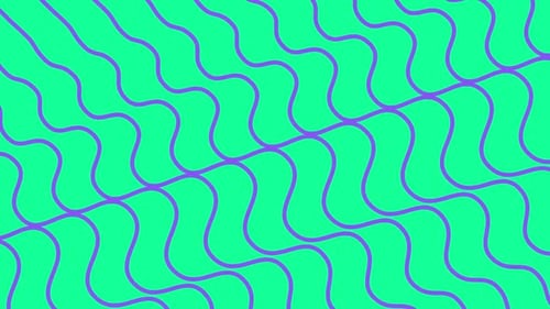 Fond animé abstrait ondulé minimal