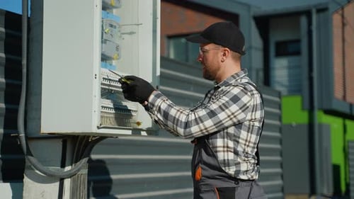 Electrician Shocked While Working on an Electrical Panel