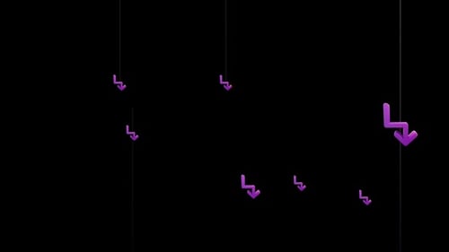 Down Arrow Icon Animation Loop