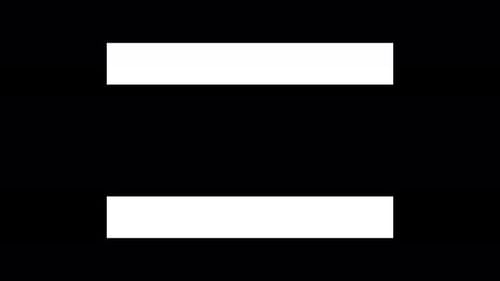 Aspect Collection: White colored rectangular lower third animation multiplying from the center