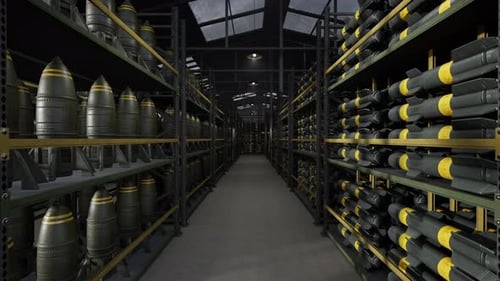 Military Bomb and Ammunition Storage Warehouse