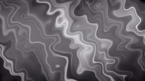 Abstract Fluid Wavy Grayscale Background Motion Loop