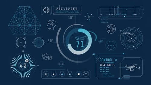 Animated Futuristic HUD Interface Elements Pack