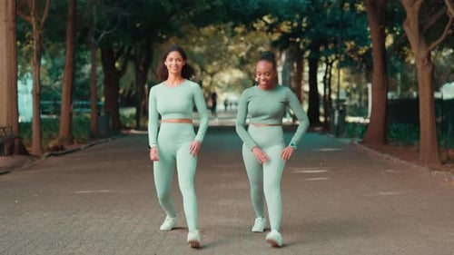 Fitness, nature and women stretching their legs before a run for marathon