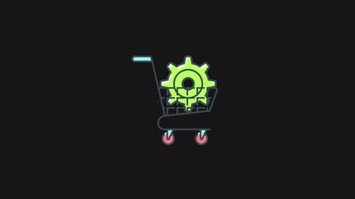 E Commerce Solution Transparent Alpha Animation