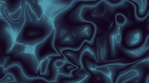 Abstract Glowing Fluid Waves Background Animation