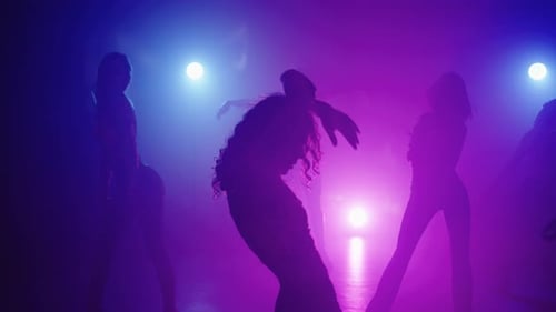 Dance Performance of the Women's High Heels Studio