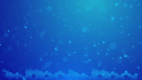 Blue Medical Technology Abstract Background Loop