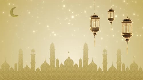 Eid Al Adha Mubarak or the Festival of Sacrifice for the Muslim Community Decorations