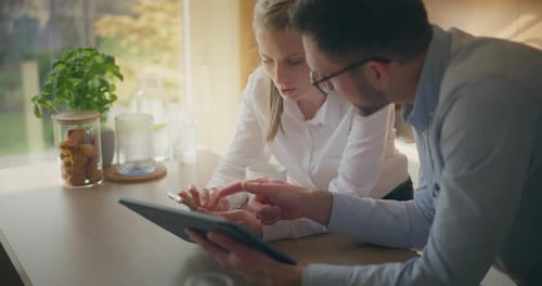 Business People Workers Talking Working in Office